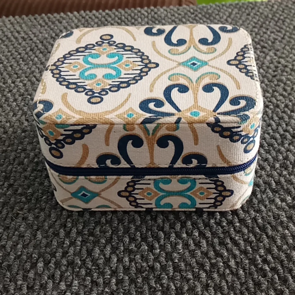 Wellspring Canvas Covered Jewelry Box